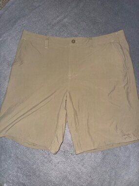 Patagonia Stretch Wavefarer Walk Shorts Men’s 38 Khaki 20 in Lightweight Hiking